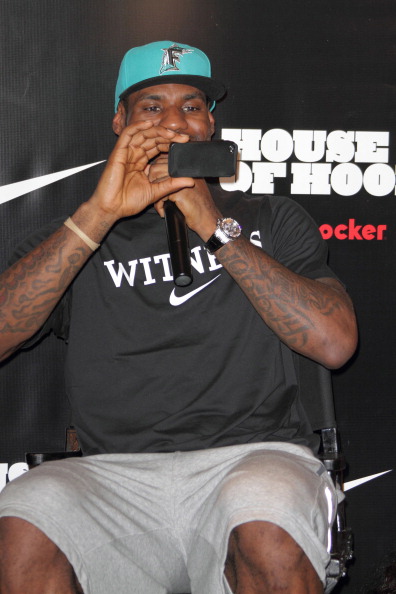 LeBron James Debuts Lebron 8 Shoe At House of Hoops by Foot Locker Opening
