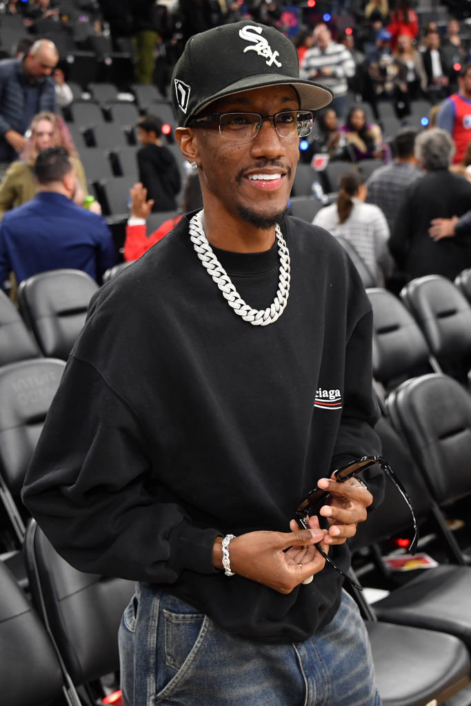 Celebrities At The Los Angeles Clippers Game