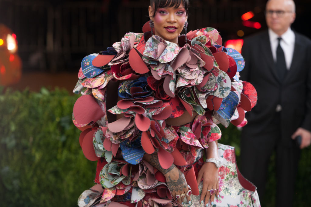 Rihanna, Red carpet arrivals at the 2017 Met Gala: Rei Kawakubo/Comme des Garcons, May 1st, 2017